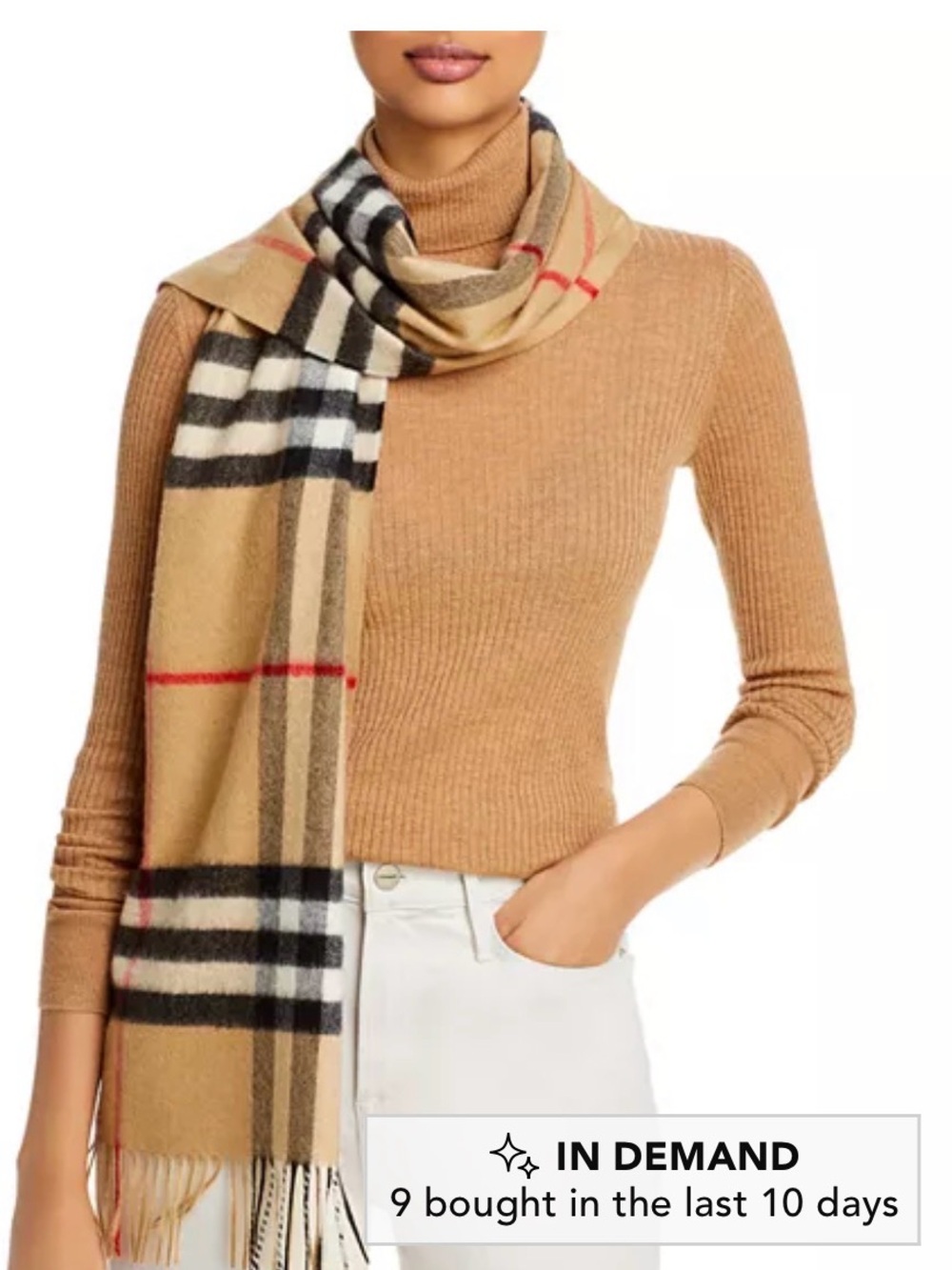 Burberry 100% cashmere Scarf - Picture 5 of 7